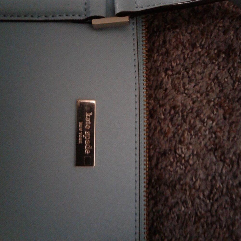 Kate Spade Purse Light Blue w/ Shoulder Strap - Picture 2 of 4